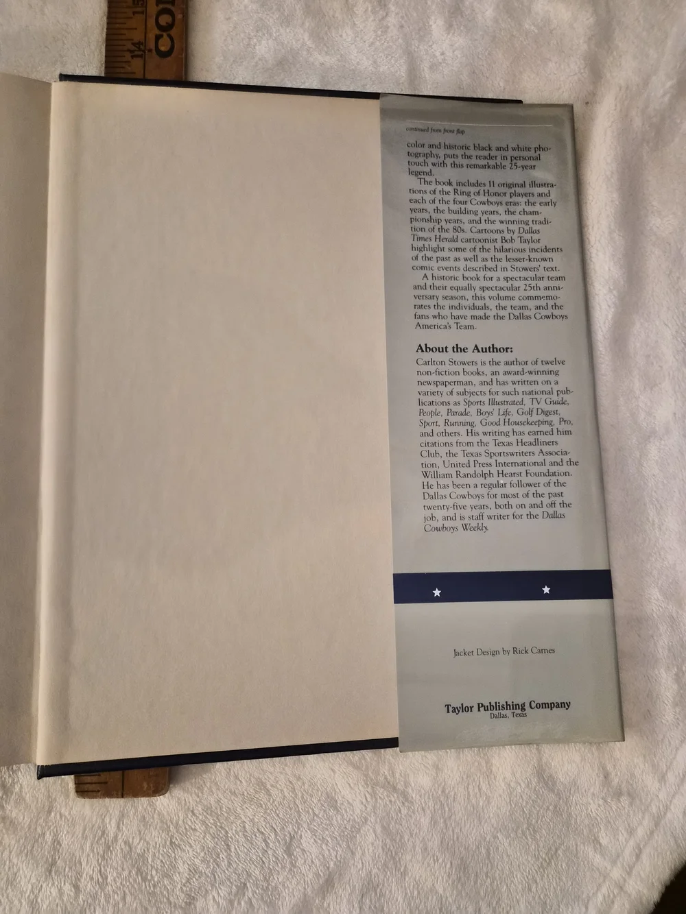 Dallas Cowboys: The First Twenty-Five Years Hardcover by Carlton Stowers (1984)